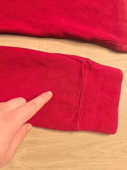 Pull camionneur en coton rouge - L/XL