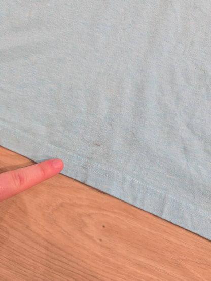 Tee-shirt en coton bleu - S