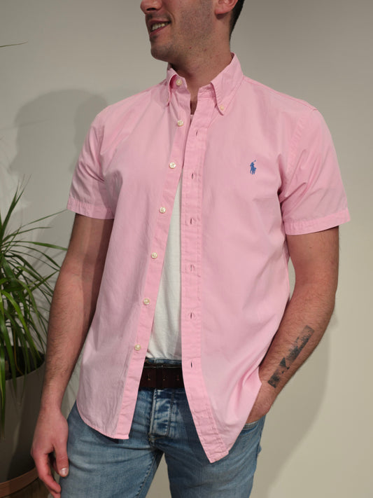 Chemise en coton rose - M