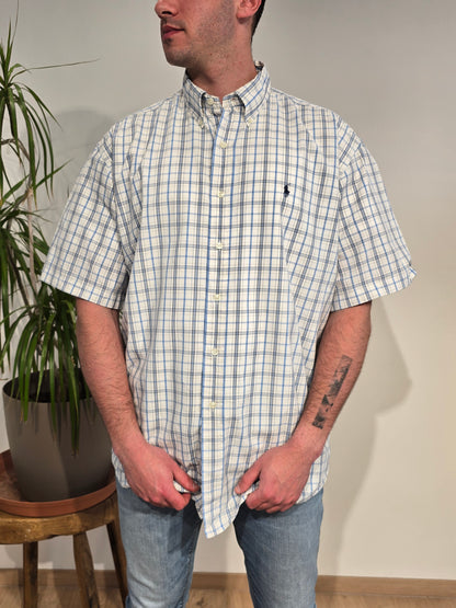 Chemise en coton à carreaux - XL