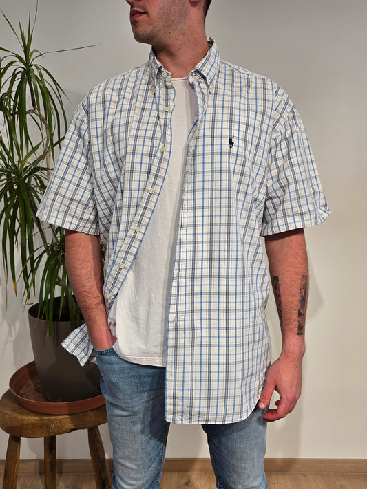 Chemise en coton à carreaux - XL