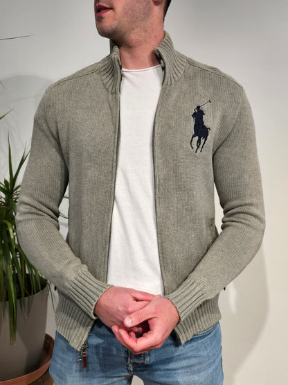Veste en coton gris - S