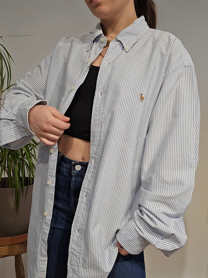 Chemise en coton à rayures - XL/XXL