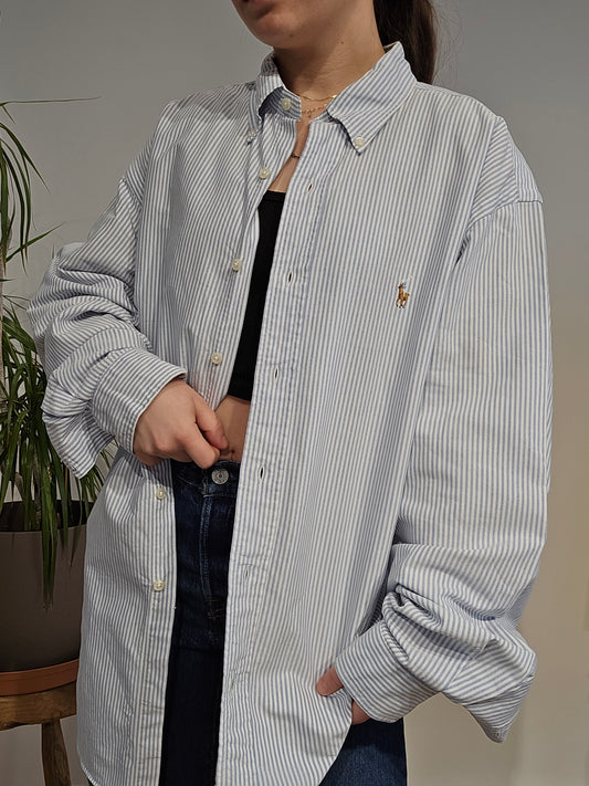 Chemise en coton à rayures - XL/XXL