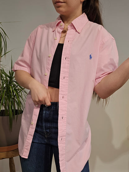 Chemise en coton rose - M