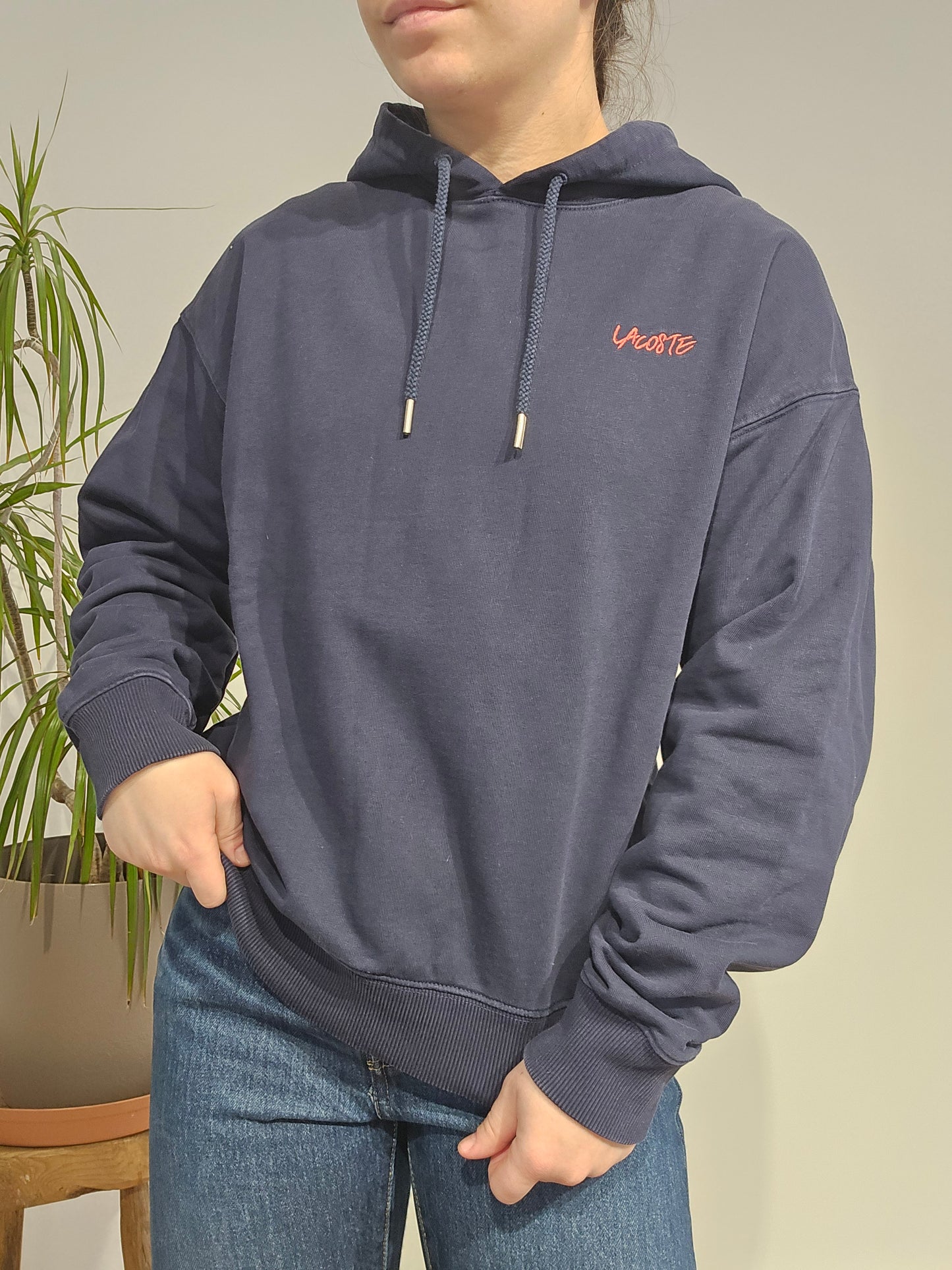 Sweat à capuche marine collection Live ! - XS