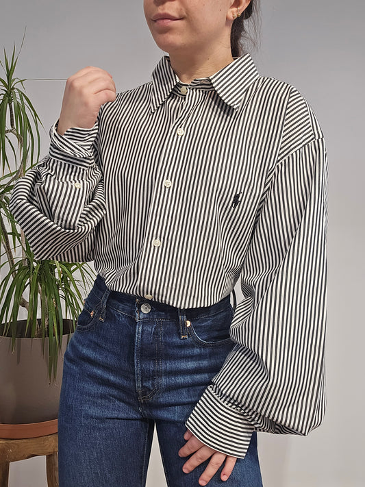 Chemise en coton à rayures - XL/XXL