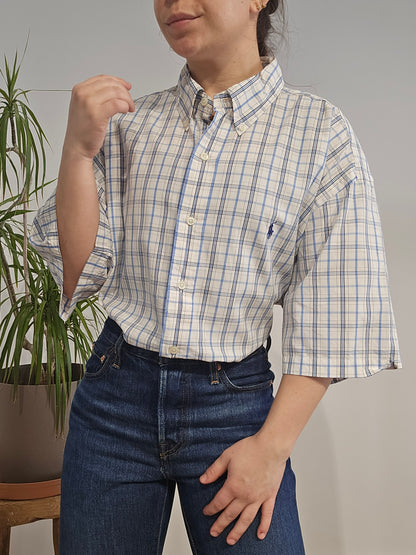 Chemise en coton à carreaux - XL