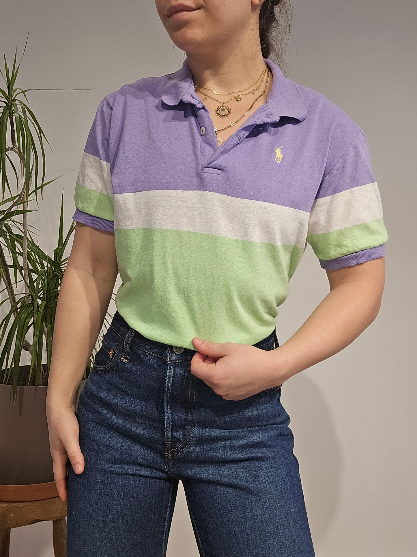 Polo en coton coloré - L/XL