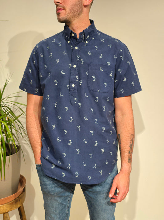 Chemisier en coton à motifs - L