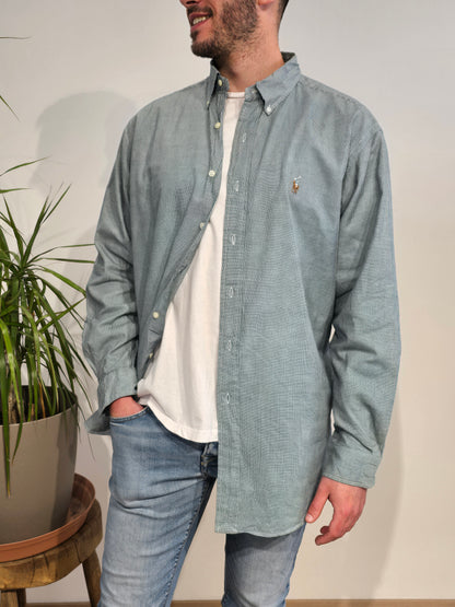 Chemise en coton à petits motifs - XL