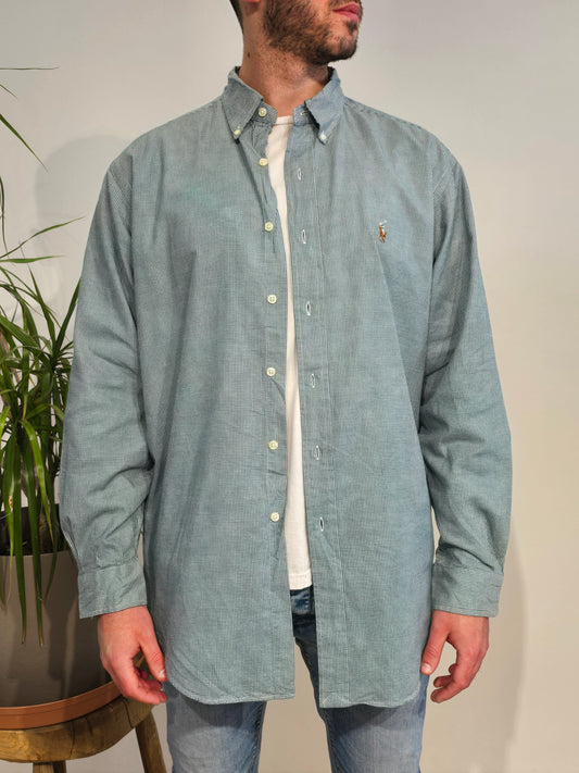 Chemise en coton à petit motif - XL