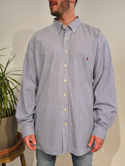 Chemise en coton à rayures - 3XL