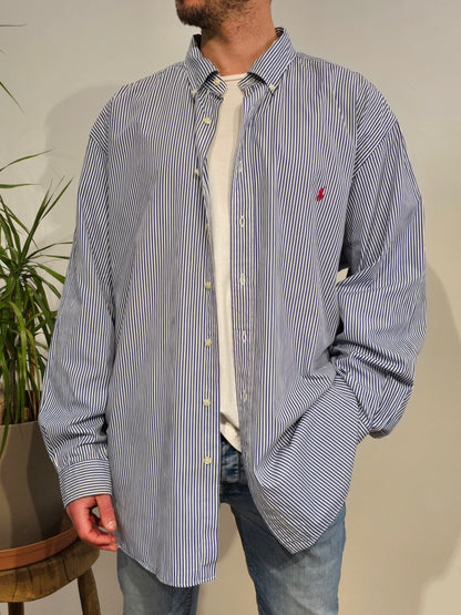 Chemise en coton à rayures - 3XL