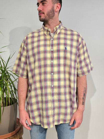 Chemise Blake en coton à carreaux multicolore- XL