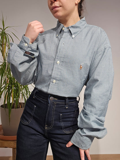 Chemise en coton à petit motif - XL