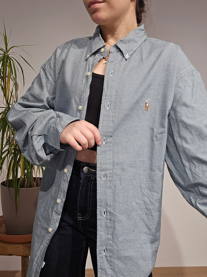 Chemise en coton à petit motif - XL
