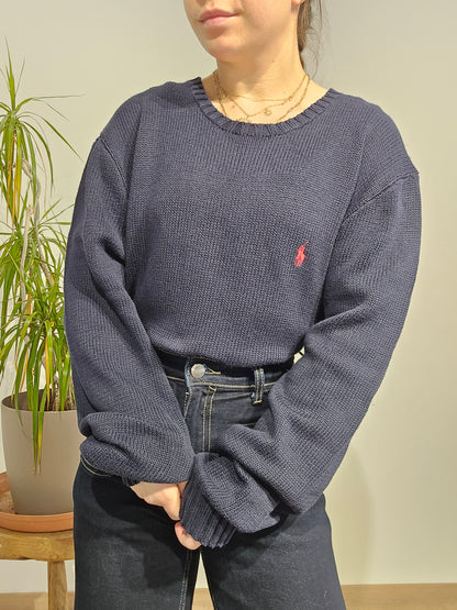 Pull en maille marine - L/XL