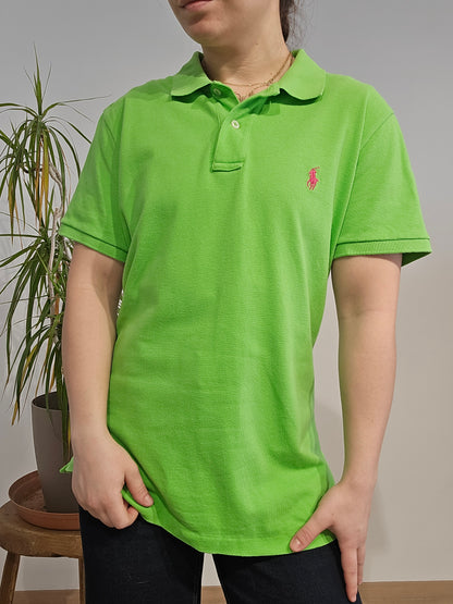 Polo Skinny fit en coton vert - M