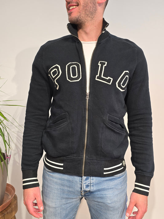 Veste en coton noir "polo" - S