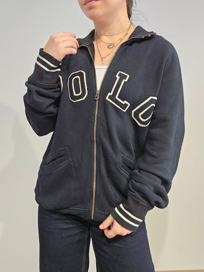 Veste en coton noir "polo" - M