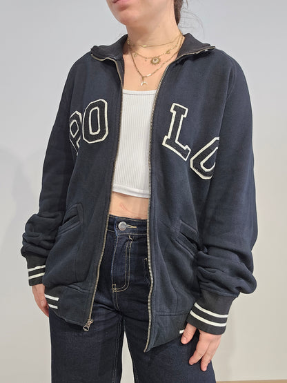 Veste en coton noir "polo" - M