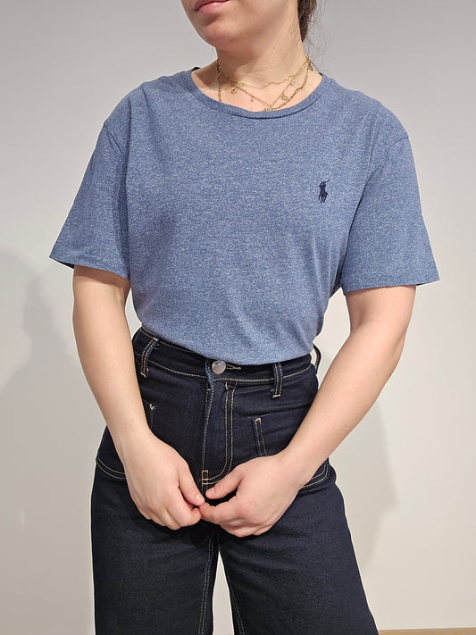 Tee-shirt silm fit en coton - L
