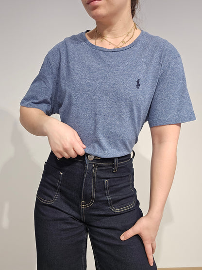 Tee-shirt silm fit en coton - L