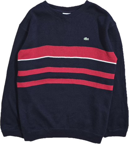 Pull bleu marine et rouge - XL