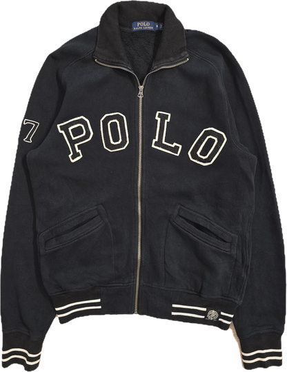 Veste en coton noir "polo" - S