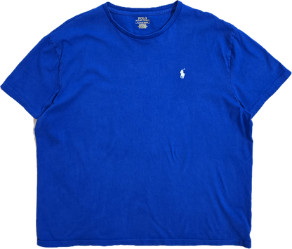 Tee-shirt custom fit en coton bleu - XL