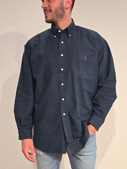 Chemise big shirt marine - L/XL
