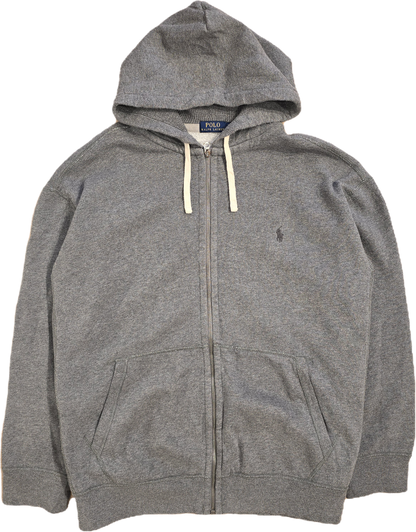 Veste à capuche en coton gris - XXL