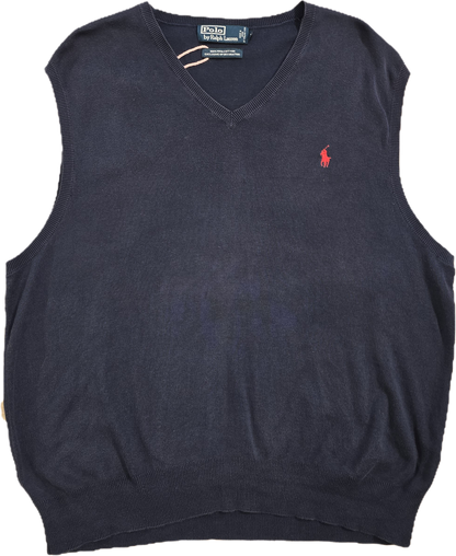 Pull sans manches marine - XL