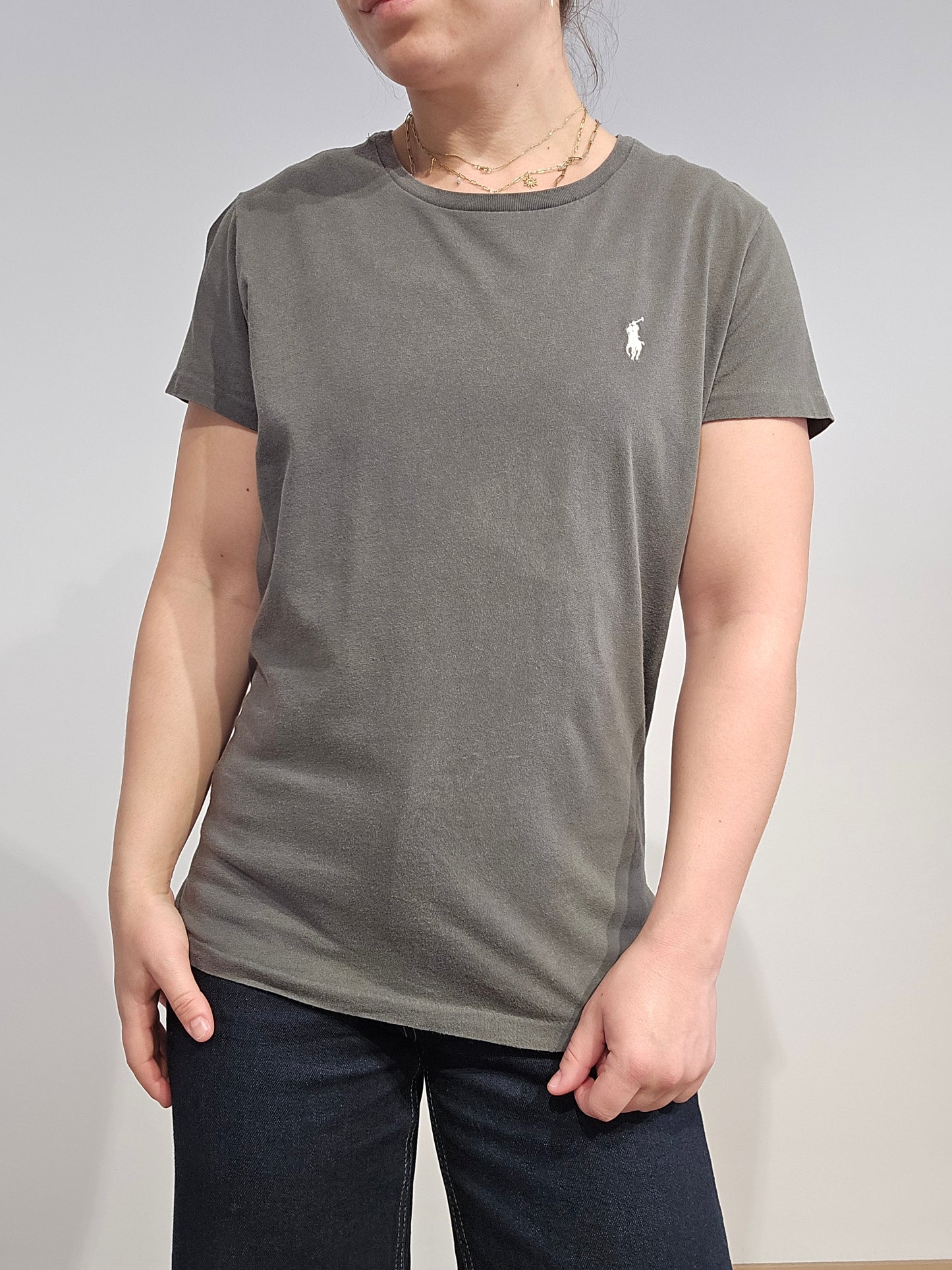 Tee-shirt en coton gris - M/L