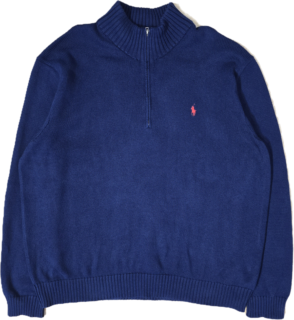 Pull camionneur en maille bleu - XXL