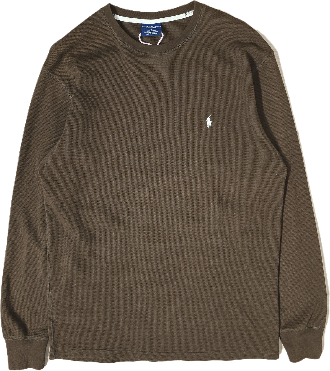 Pull léger en coton marron - M