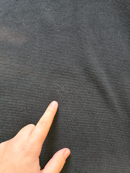 Pull léger en coton noir - L