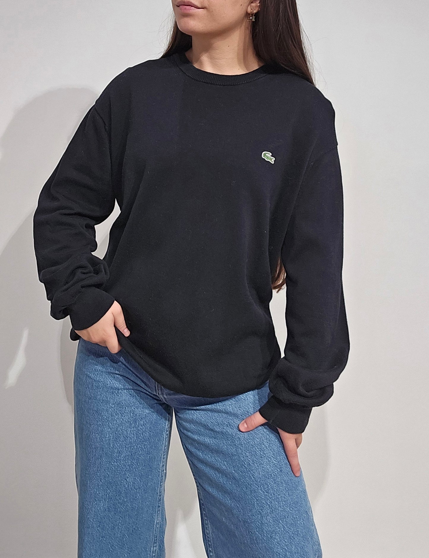 Pull en coton noir - L/XL