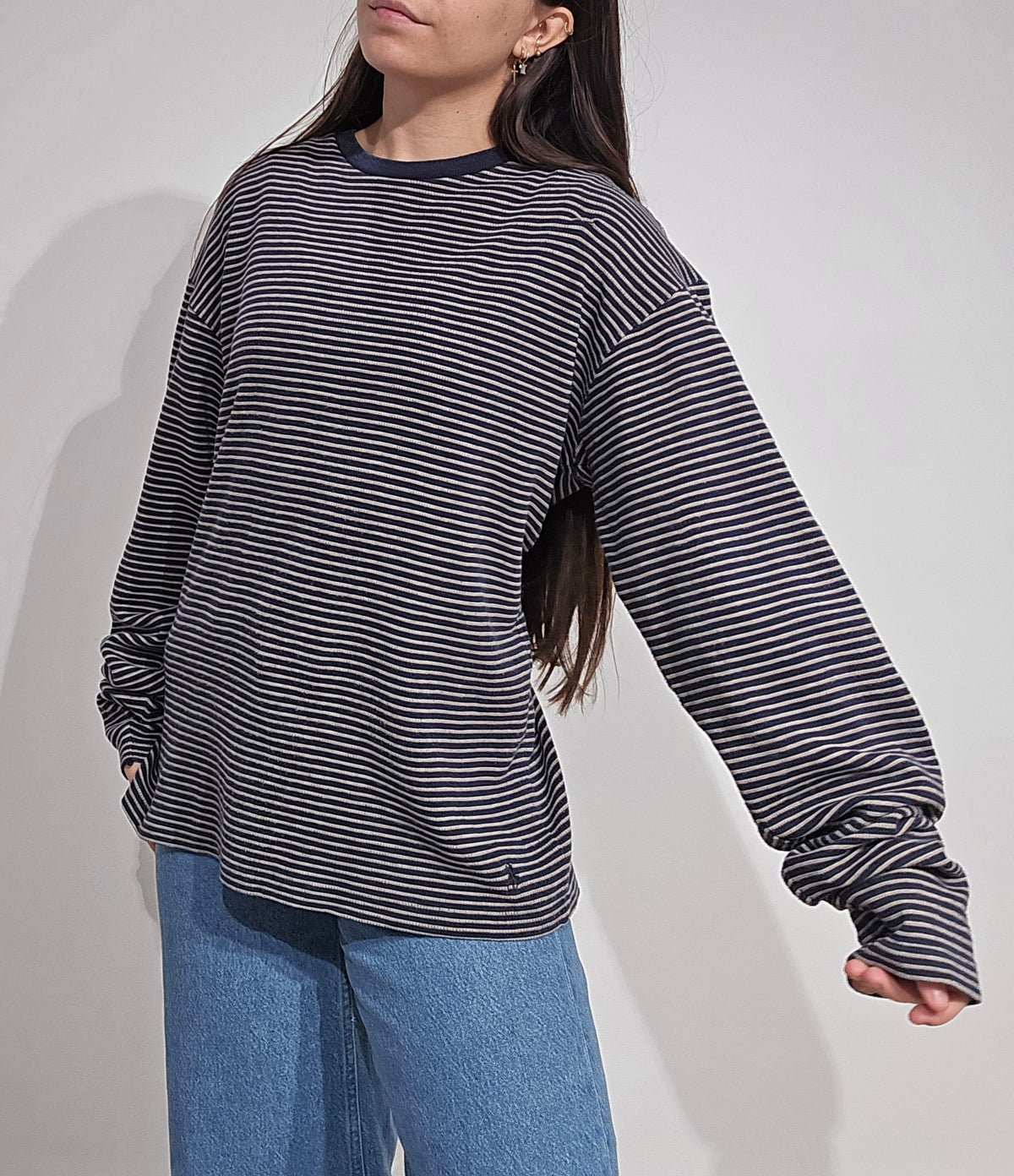 Pull léger à rayures - L