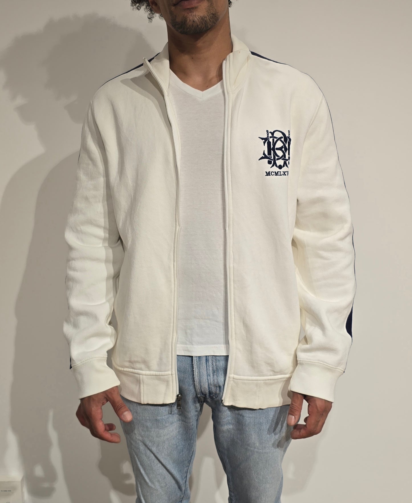 Veste blanche brodée - L