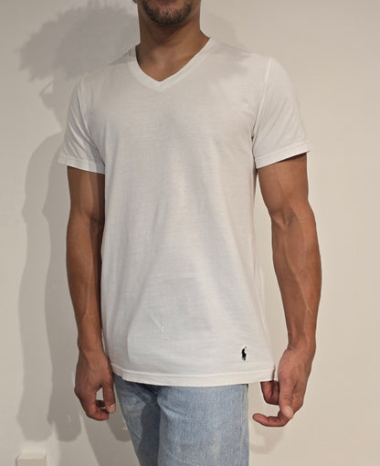 Tee-shirt blanc en coton - S
