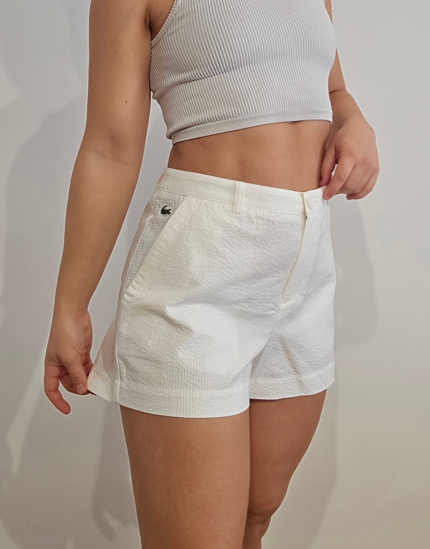 Short de tennis blanc - L