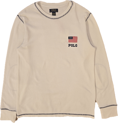 Pull léger en coton blanc - M