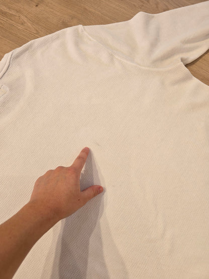 Pull léger en coton blanc - XL