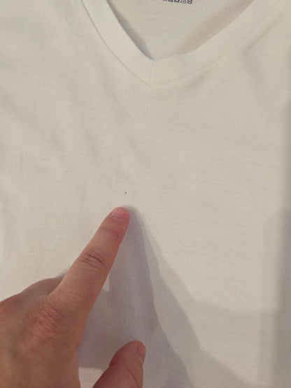 Tee-shirt blanc en coton - S