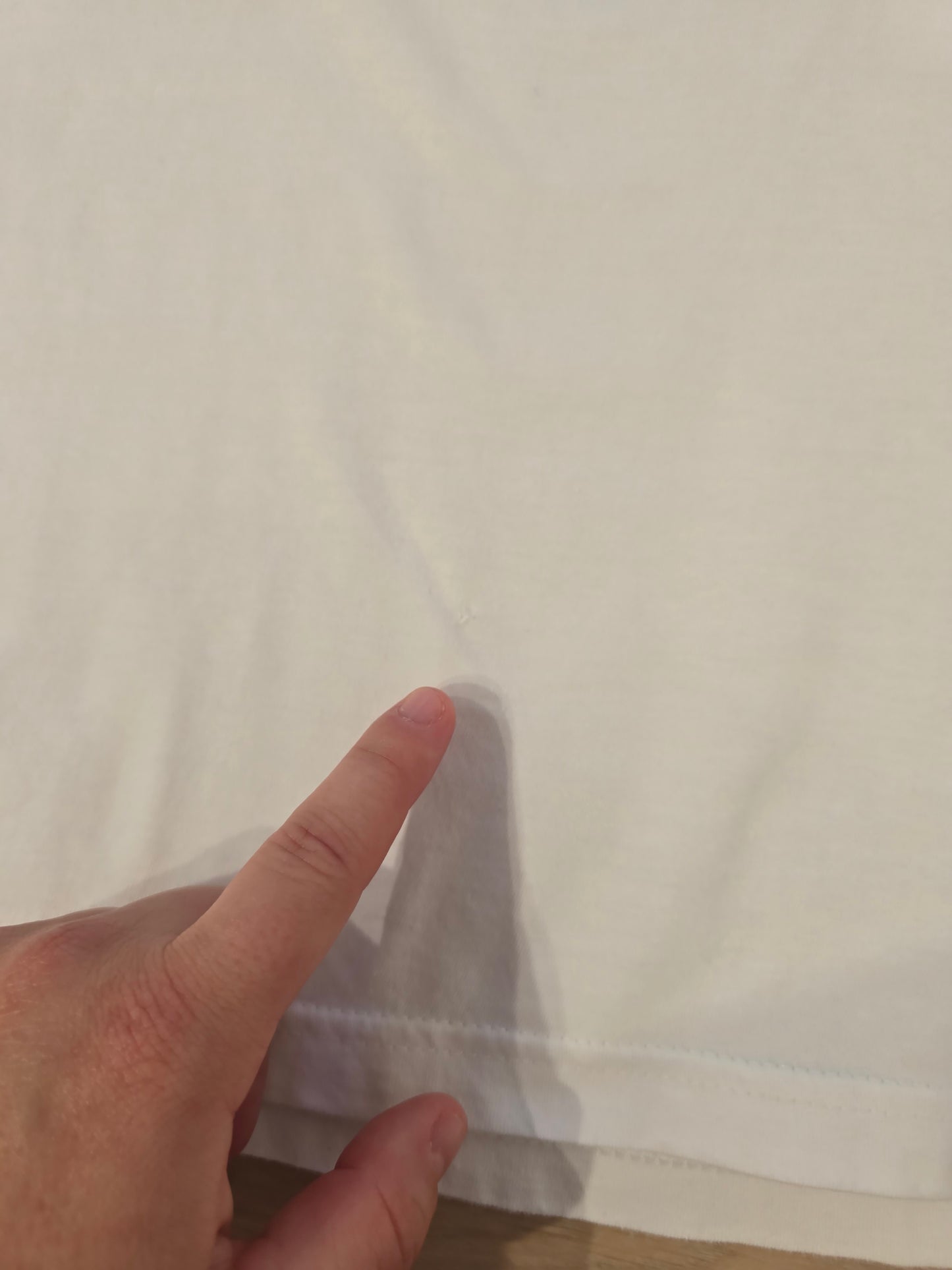 Tee-shirt blanc en coton - S