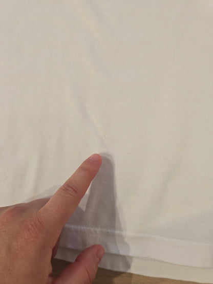 Tee-shirt blanc en coton - S