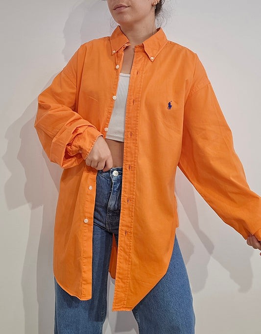 Chemise Blaire en coton orange - XL