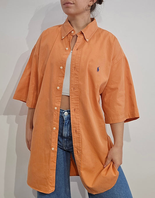 Chemise Blake en coton orange - XL